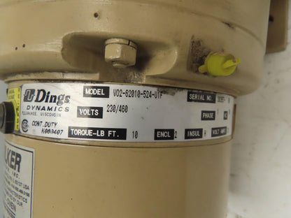 Eaton Dynamatic Ajusto Spede Electric Motor 1Hp 230/460V 1725RPM Brake Clutch