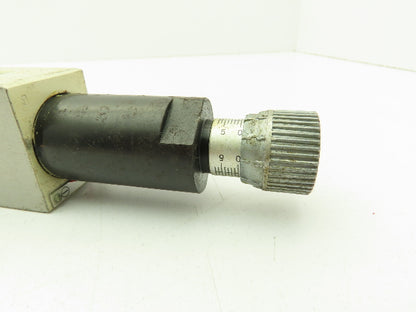 Toyooki Kogyo Hytegra HW3H-A-118-025B-DC Hydraulic Flow Control Throttle Valve