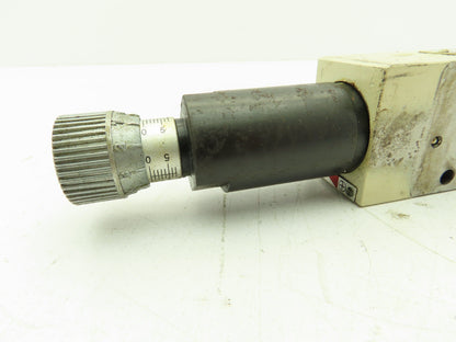 Toyooki Kogyo Hytegra HW3H-A-118-025B-DC Hydraulic Flow Control Throttle Valve