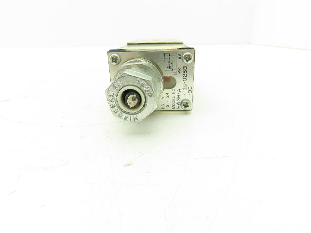 Toyooki Kogyo Hytegra HW3H-A-118-025B-DC Hydraulic Flow Control Throttle Valve
