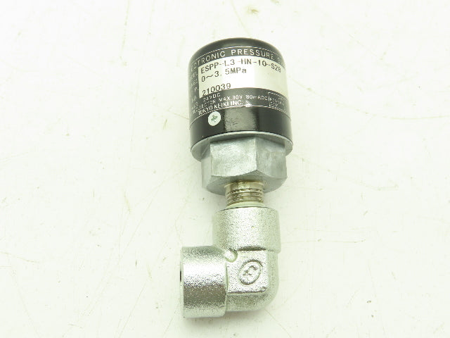 Tokyo Keiki ESPP-L3-HN-10-S28 Electronic Pressure Switch 24VDC 0-500 PSI