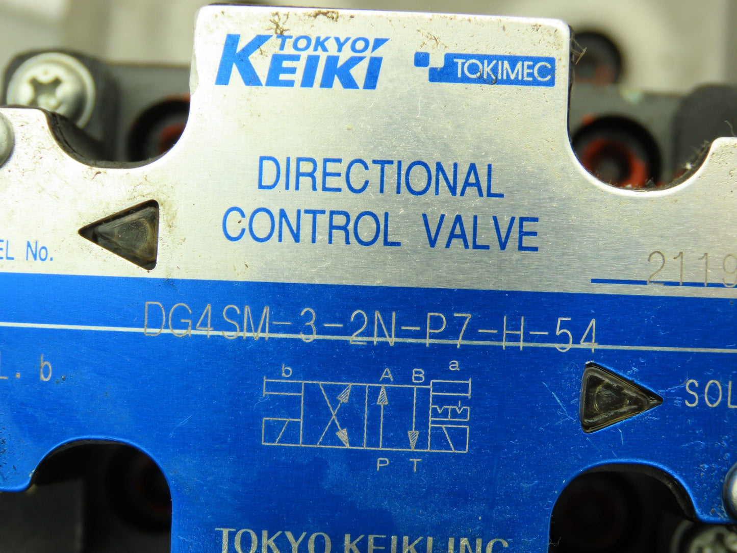 Tokyo Keiki DG4SM / TGMX2 Directional Control Solenoid Relief Valve Stack 24V