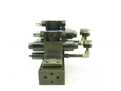 Tokyo Keiki DG4SM / TGMX2 Directional Control Solenoid Relief Valve Stack 24V