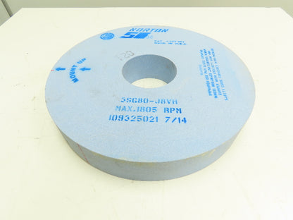 Norton 3SG80-J8VH 18" Grinding Wheel 18" Diameter 5" Arbor 3" Thick 1805 RPM