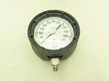 Wika Instrument 9834630 Pressure Gauge 4.5" 1/4" NPT 600PSI