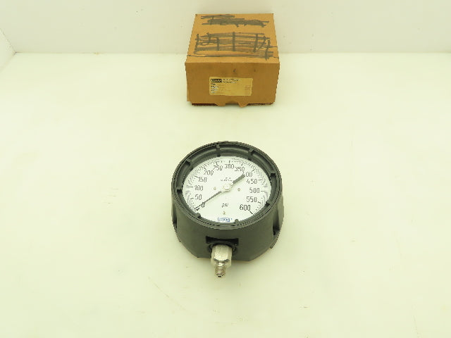 Wika Instrument 9834630 Pressure Gauge 4.5" 1/4" NPT 600PSI