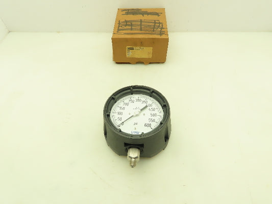 Wika Instrument 9834630 Pressure Gauge 4.5" 1/4" NPT 600PSI