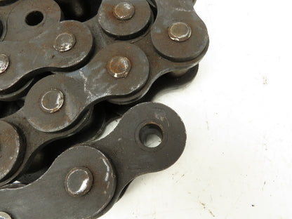 #200 Single Strand Riveted Roller Chain 2.5" Pitch 70" Length