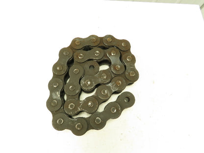 #200 Single Strand Riveted Roller Chain 2.5" Pitch 70" Length