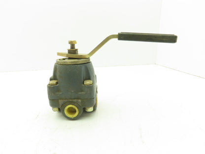 Barksdale 203R6HC3 Shear-Seal Directional Control Valve 4-Way 3-Pos 1/2" NPT