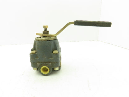 Barksdale 203R6HC3 Shear-Seal Directional Control Valve 4-Way 3-Pos 1/2" NPT