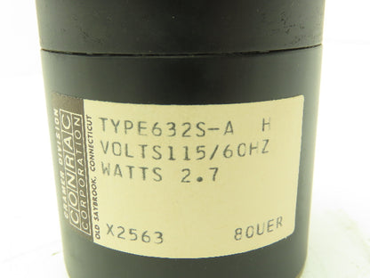 Conrac 632S-A Cramer Time Totalizer Timer 115V 60 Hz 99999 Hours