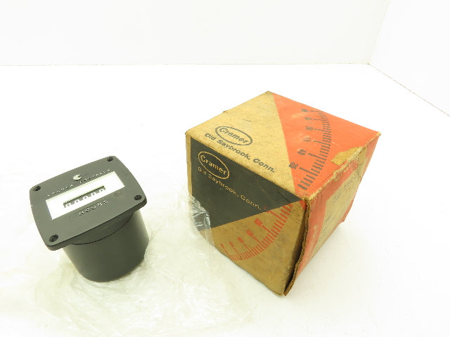 Conrac 632S-A Cramer Time Totalizer Timer 115V 60 Hz 99999 Hours ...