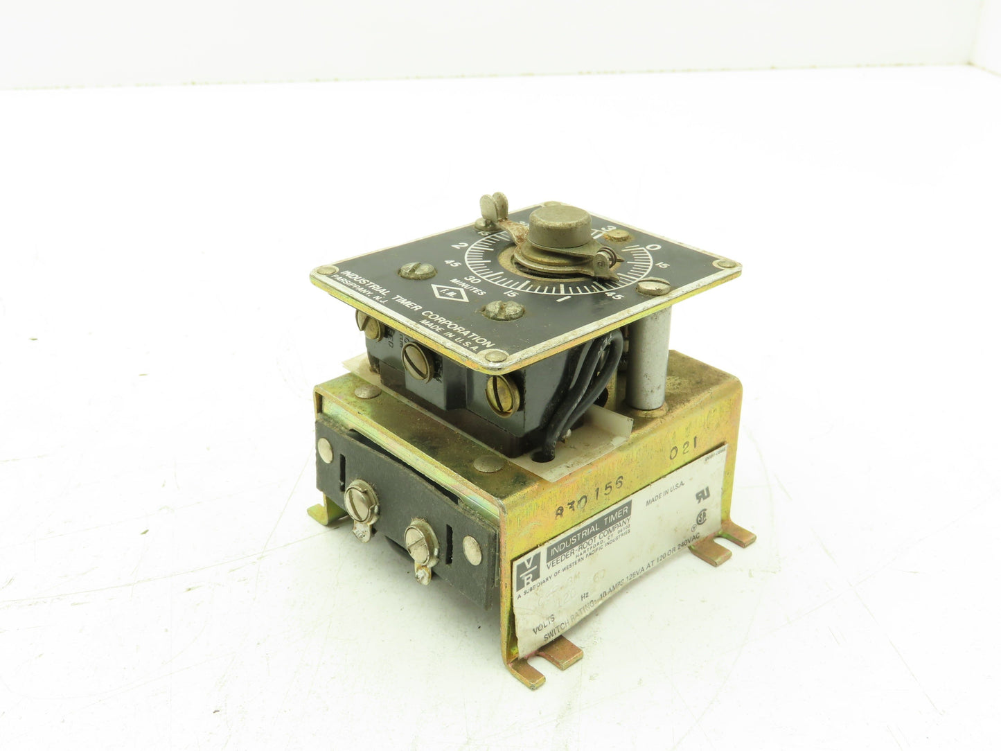 Industrial Timer CSF-3M Relay Activated Timer 0-3m 115V 10A Switch