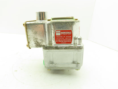 Barksdale DPD1T-H18 Diaphragm Pressure Switch 0.40-18 PSI Range 60PSI Max
