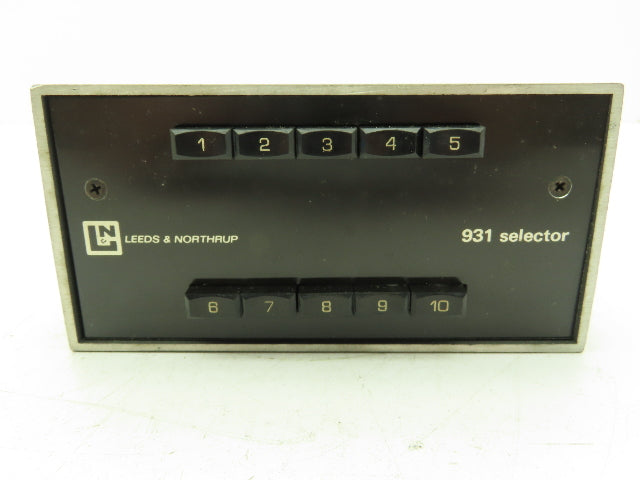 Leeds Northrup 931 Temperature Selector Doric Model 405A 10 Button Trendicators
