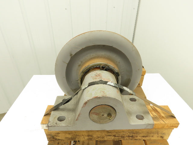Locomotive Wheel Railway Car Tolley 14" x 4" Cast Iron Pillow Block 14x6"