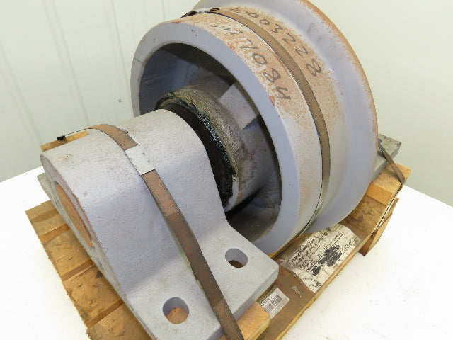 Locomotive Wheel Railway Car Tolley 14" x 4" Cast Iron Pillow Block 14x6"