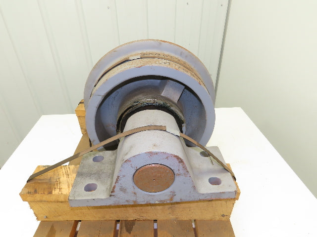 Locomotive Wheel Railway Car Tolley 14" x 4" Cast Iron Pillow Block 14x6"