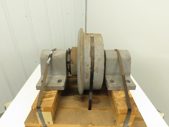 Locomotive Wheel Railway Car Tolley 14" x 4" Cast Iron Pillow Block 14x6"