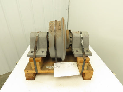 Locomotive Wheel Railway Car Tolley 14" x 4" Cast Iron Pillow Block 14x6"