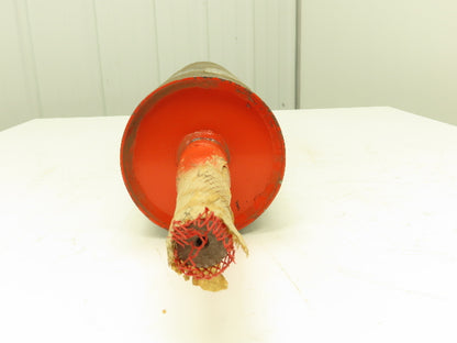 Automotion Conveyor 6"x 22.5" Crowned Drum Roller Drive Pulley Welded Shaft