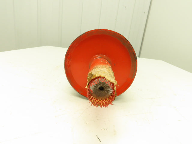 Automotion Conveyor 6"x 22.5" Crowned Drum Roller Drive Pulley Welded Shaft