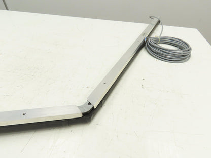 Mori Seiki Tape Switch Pressure Sensitive Rubber Sensing Edge 45° Angle 26"x 46"