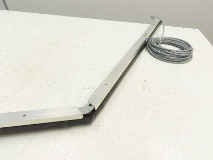 Mori Seiki Tape Switch Pressure Sensitive Rubber Sensing Edge 45° Angle 26"x 46"