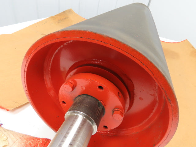 Automotion Conveyor 8"x 34.5" Crowned Drum Roller Drive Pulley QD SK Hub Shaft