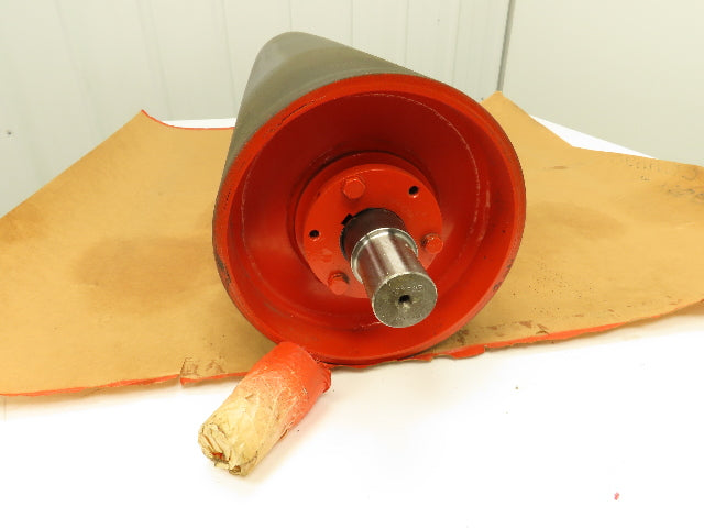 Automotion Conveyor 8"x 34.5" Crowned Drum Roller Drive Pulley QD SK Hub Shaft
