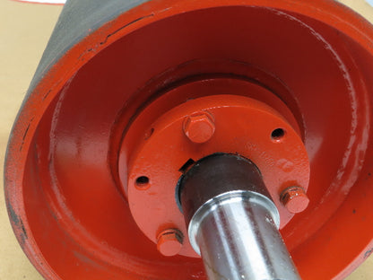 Automotion Conveyor 8"x 34.5" Crowned Drum Roller Drive Pulley QD SK Hub Shaft
