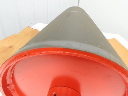 Automotion Conveyor 10"x 28.5" Crowned Lagged Drum Roller Drive Pulley D-Hub