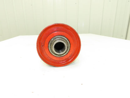 Automotion Conveyor 5"x 34.5" Crowned Drum Roller Drive Pulley Bearing Hub Bore