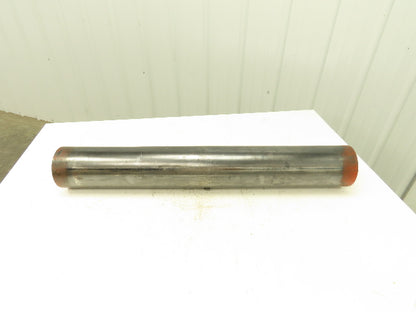 Automotion Conveyor 5"x 34.5" Crowned Drum Roller Drive Pulley Bearing Hub Bore