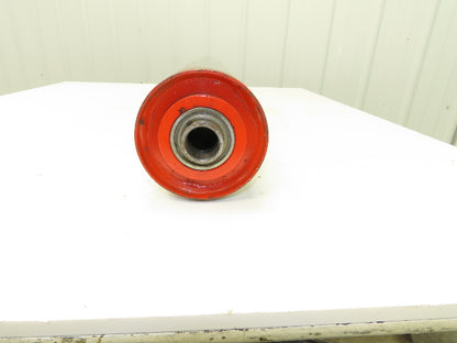 Automotion Conveyor 5"x 34.5" Crowned Drum Roller Drive Pulley Bearing Hub Bore