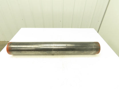 Automotion Conveyor 5"x 34.5" Crowned Drum Roller Drive Pulley Bearing Hub Bore