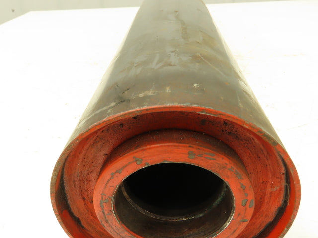 Automotion Conveyor 5"x 28.5" Crowned Drum Roller Drive Pulley Bearing Hub Bore