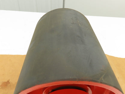 Automotion Conveyor 8"x 10.5" Crowned Lagged Drum Roller Drive Pulley QD Hub