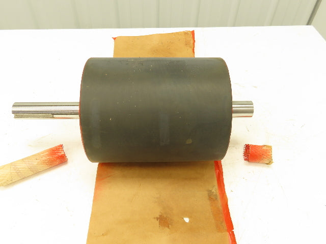 Automotion Conveyor 8"x 10.5" Crowned Lagged Drum Roller Drive Pulley QD Hub