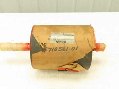 Automotion Conveyor 8"x 10.5" Crowned Lagged Drum Roller Drive Pulley QD Hub