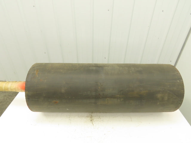 Automotion Conveyor 12"x 34.5" Crowned Lagged Drum Roller Drive Pulley QD Hub
