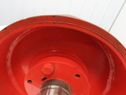 Automotion Conveyor 12"x 34.5" Crowned Lagged Drum Roller Drive Pulley QD Hub