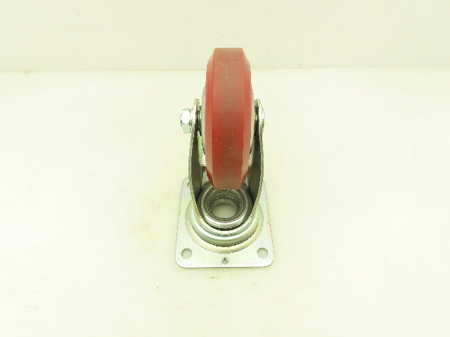 J-130 Caster Wheel 130x36 Polyurethane Non-Locking Swivel Lot of 4