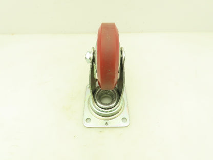 J-130 Caster Wheel 130x36 Polyurethane Non-Locking Swivel Lot of 4