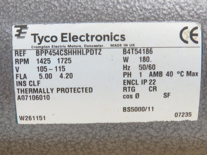 Edwards Speedivac 2 Single Stage Sliding Vane Vacuum Pump Tyco 115V 1PH
