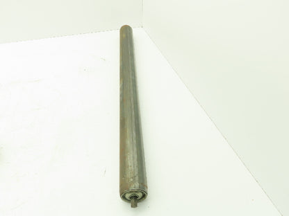 Steel Gravity Conveyor Roller 2"x 27" BF 7/16" Hex Shaft  -Lot of 5