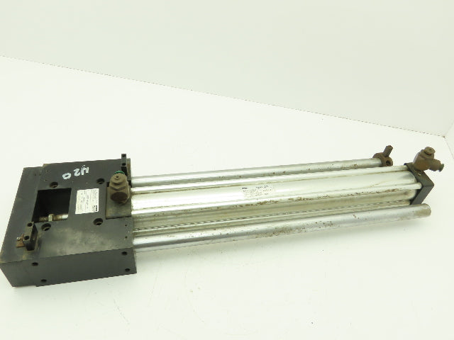 Parker HBT20-19C2J1TF-B Pneumatic Actuator Guided Cylinder Slide 2"x19" Stroke