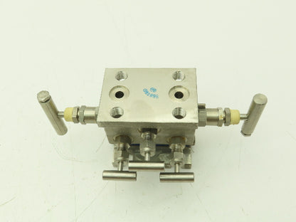 Tyco M6TAVDS Natural Gas Manifold 5 Valve 316 Stainless Steel