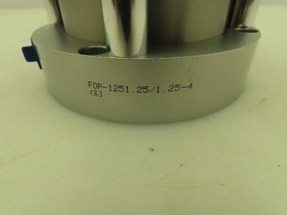 Bimba FOP-1251.25/1.25-4 Flat-1 Pneumatic Cylinder 4" Bore 2.5" Stroke 1" Shaft
